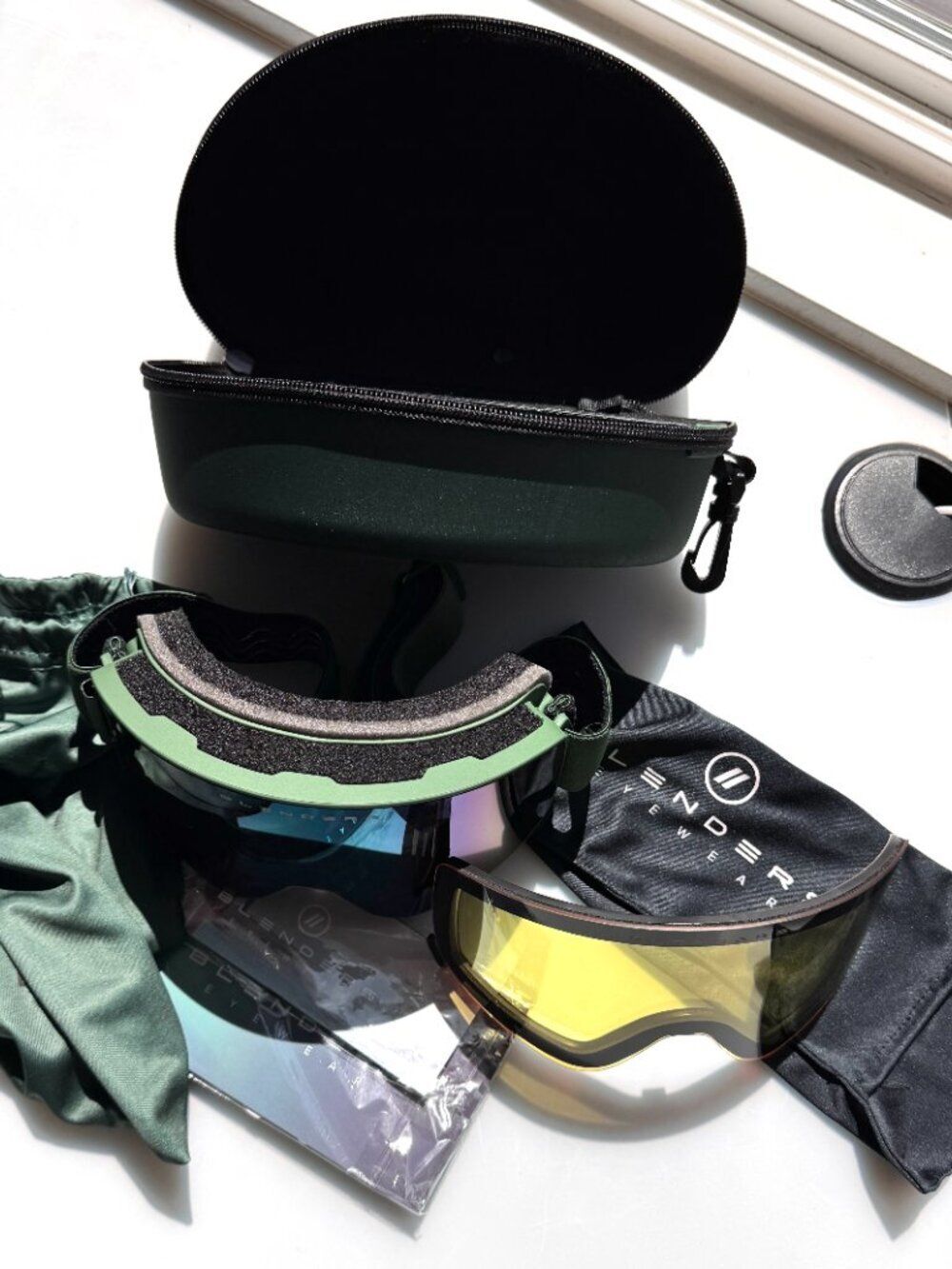 NWT - Blenders Eyewear Goggles Army Green - 2 Lens - Picture 8 of 8